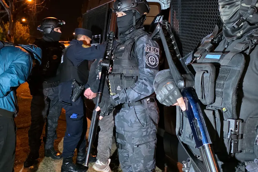 Detenido en Concordia (foto Policía de Entre Ríos)