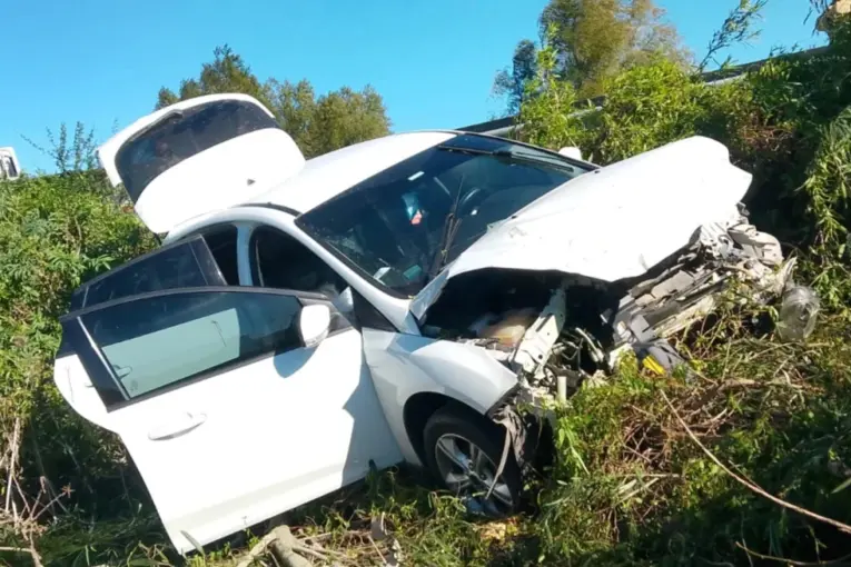 Cinco jóvenes entrerrianos resultaron heridos tras choque en la Autovía Artigas