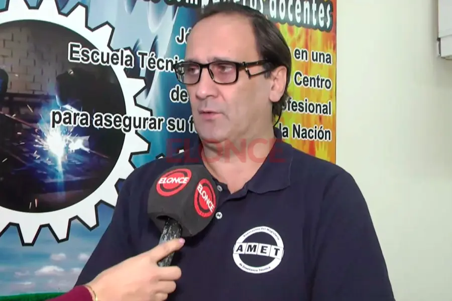 Secretario general de AMET, Andr&eacute;s Besel.