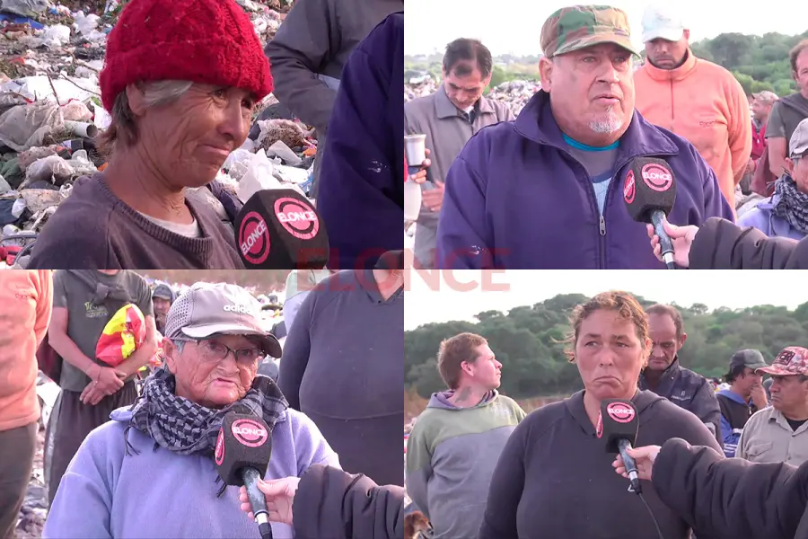 Testimonios en el Volcadero Municipal de Paran&aacute; (foto Elonce)