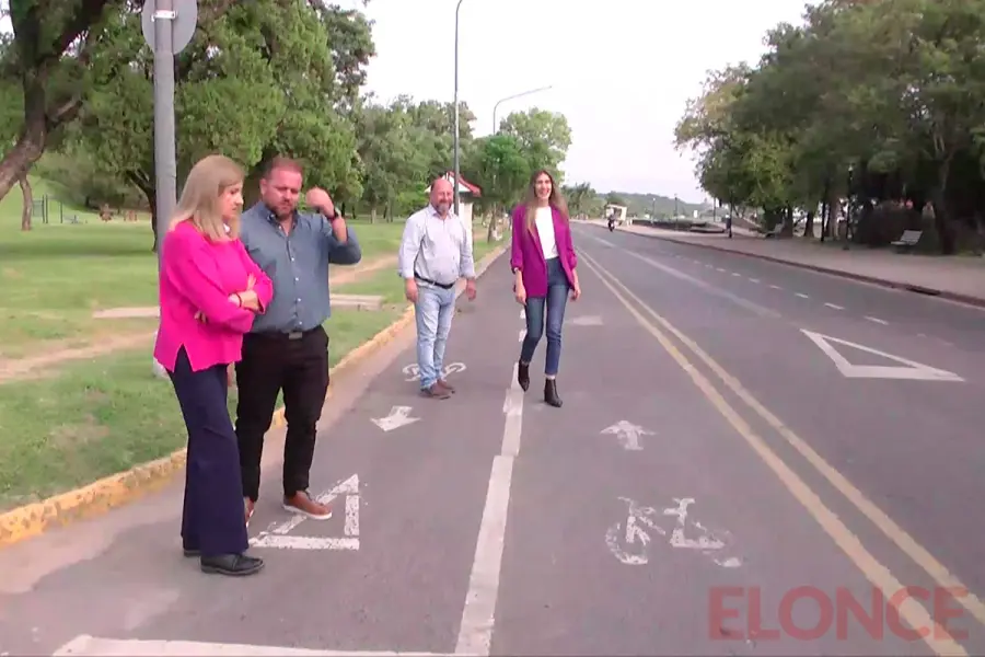 Ciclov&iacute;a en Costanera de Paran&aacute; (foto Elonce)