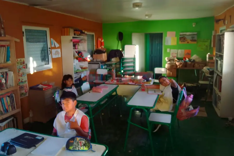 Escuela Flotante N&ordm; 70 "Crucero Gral. Belgrano" del departamento Gualeguay (foto Elonce)