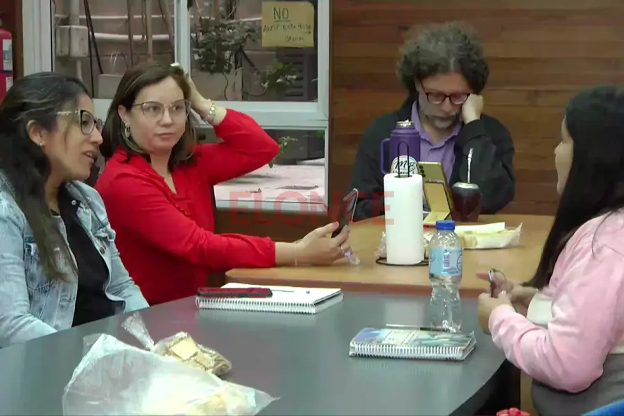 Plenario de secretarios generales de Agmer (foto Elonce)