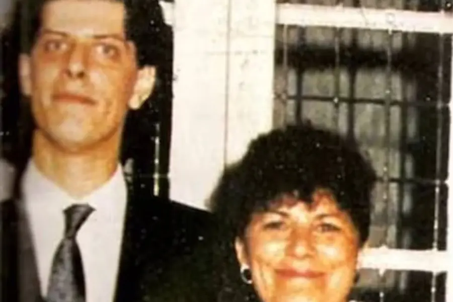 Pergolini y su madre.