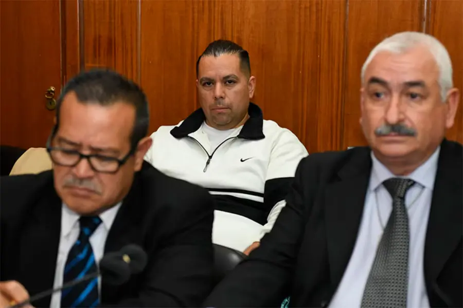 Guzmán durante el juicio (Foto/Matías Pellón/Fiscales)