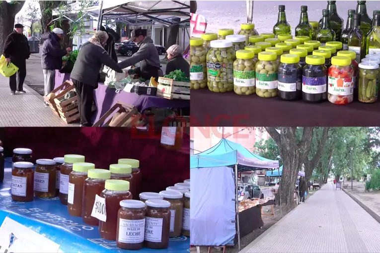 Mercado en Tu Barrio volvió a plaza Sáenz Peña con productos regionales a precios módicos