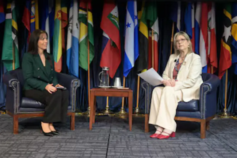 Monteoliva durante la XI Conferencia de Seguridad Hemisf&eacute;rica