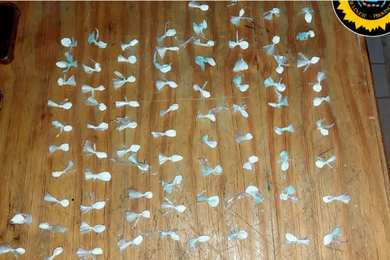 Secuestraron 82 envoltorios de cocaína y detuvieron a ocho personas en Concordia