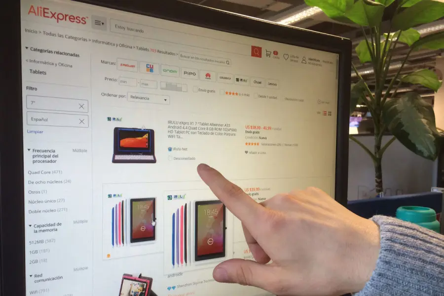 Compras online.