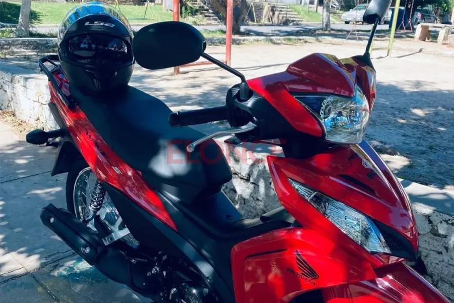 La moto robada
