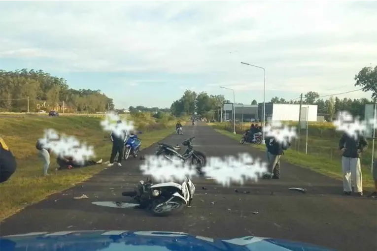 La joven herida tras choque de motos en un domingrau sigue en estado crítico
