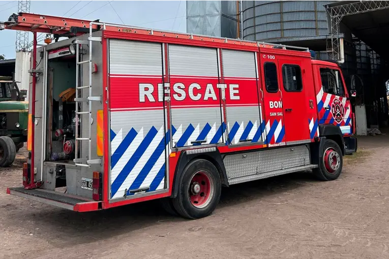 Hospitalizaron a trabajador que con su mano atrapada en máquina trituradora de granos