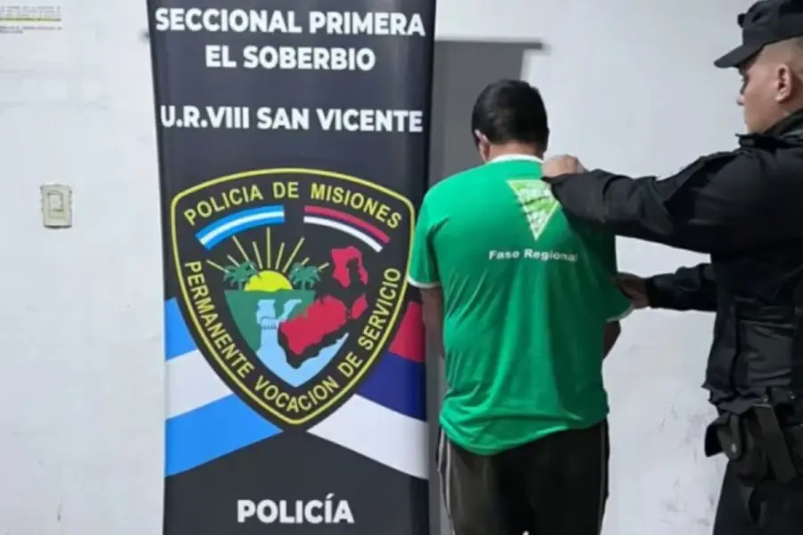 Detenido en Misiones.