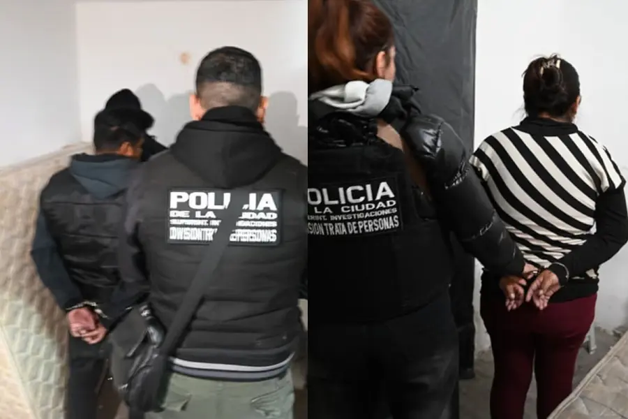 Detenidos por el taller clandesitno.