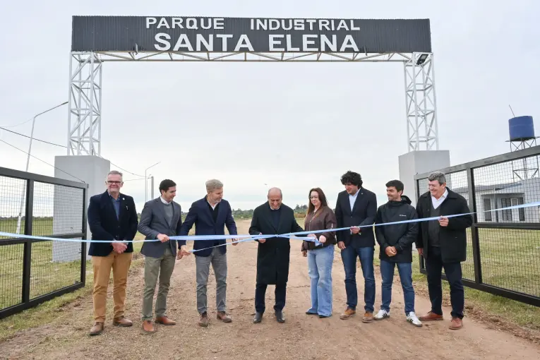 Frigerio inauguró el Parque Industrial de Santa Elena: Es una oportunidad para el norte entrerriano