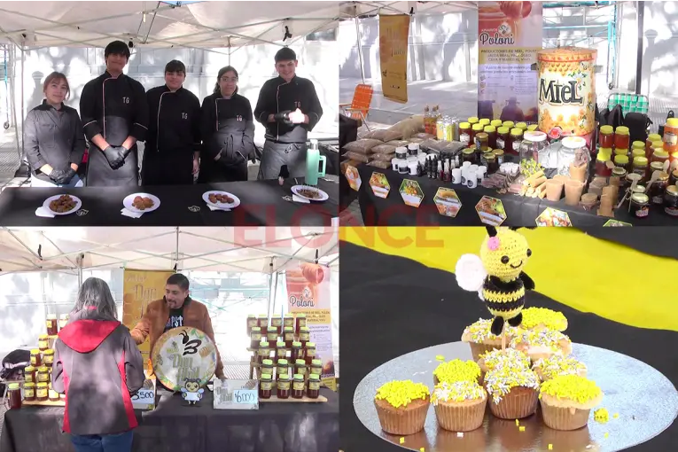 Feria, degustaciones y promoción del consumo de miel en Plaza Carbó de Paraná