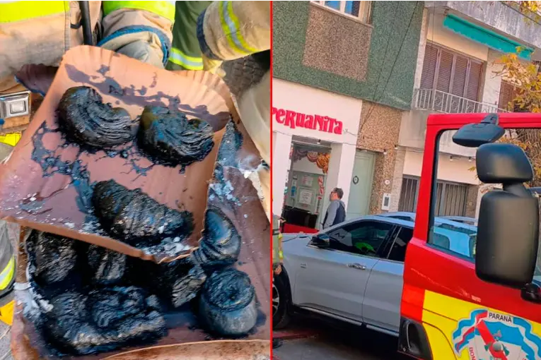 Bandejas de medialunas generaron un principio de incendio en panadería de Paraná