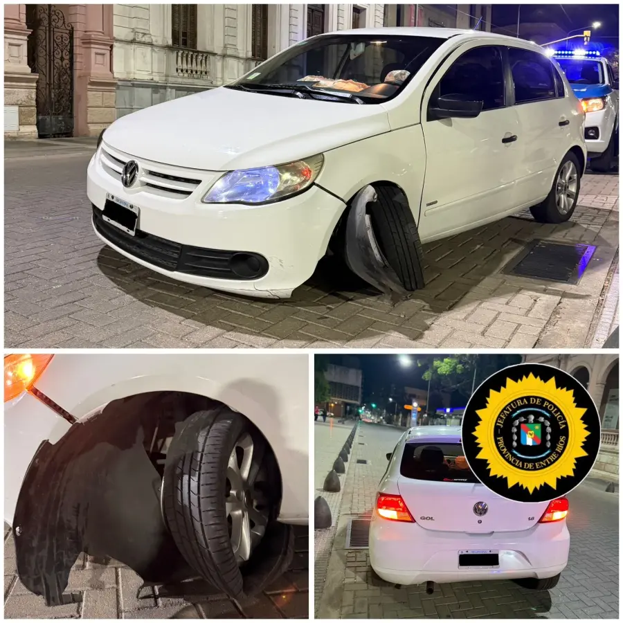 Accidente en Paran&aacute; (foto Polic&iacute;a de Entre R&iacute;os)