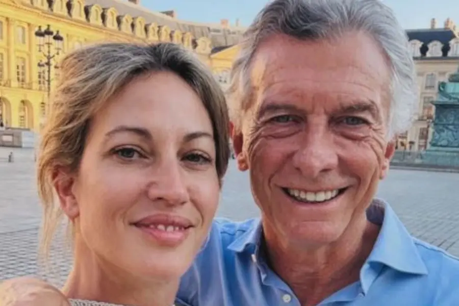 Macri y su nueva novia.