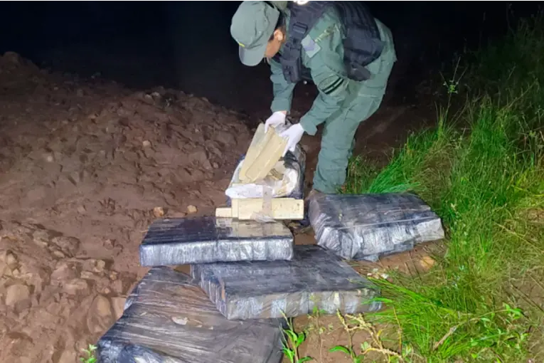 Incautaron más de 130 kilos de droga tras una persecución en la costa del río Paraná