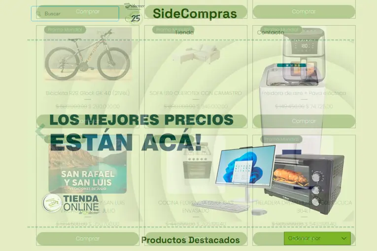 Todos los productos de la "promo mundial" que se pueden comprar con Sidecreer
