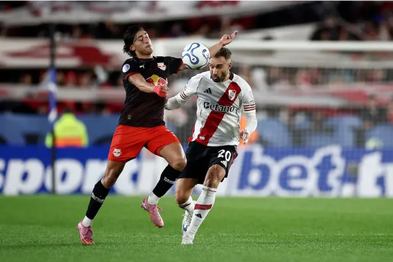 Sobre el final, River empató con Bragantino por la Copa Sudamericana