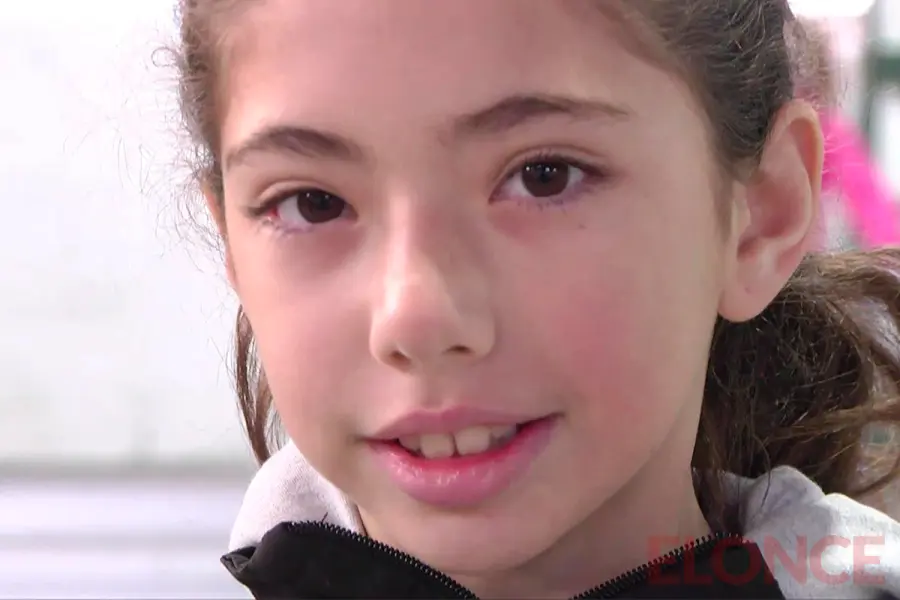 Federica Rivero, patinadora del Club San Mart&iacute;n (foto Elonce)