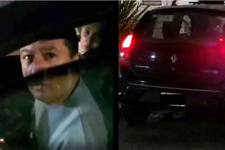 Lo inhabilitaron a conducir tras un choque fatal y lo filmaron manejando