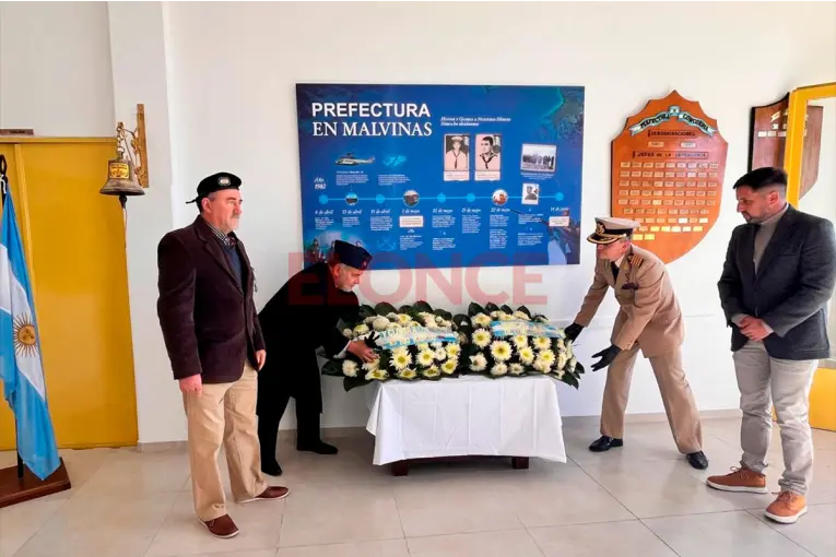 Malvinas: Recordaron el combate del guardacostas Río Iguazú en acto conmemorativo en Concordia
