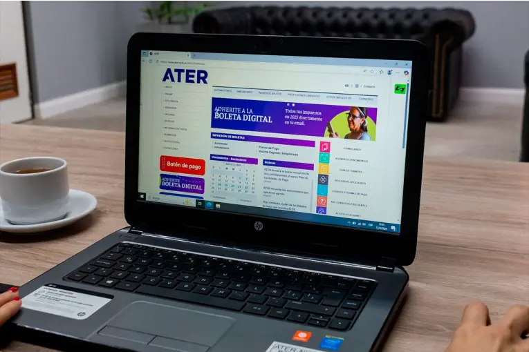 ATER emitió la tercera cuota del Inmobiliario Urbano de manera digital