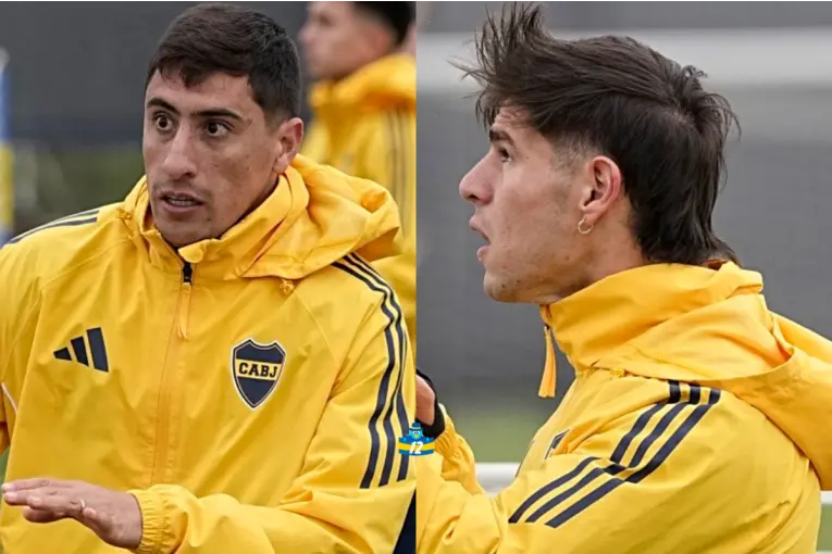 Merentiel y Pellegrino no se entrenaron en Boca a seis días del duelo clave
