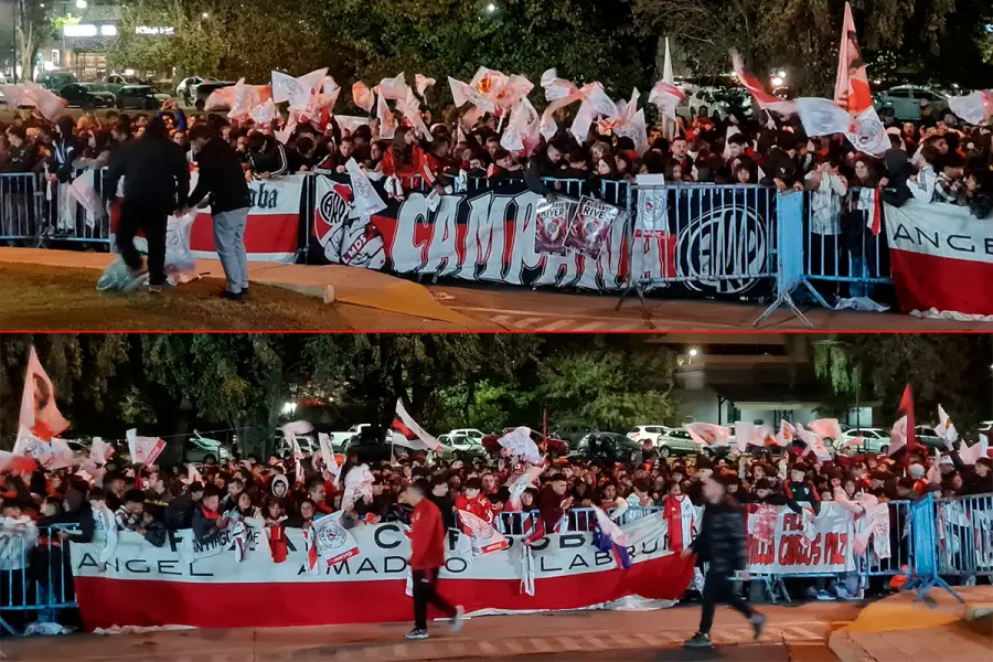 M&aacute;s de 42mil hinchas de RIVER presentes en el banderazo en C&oacute;rdoba