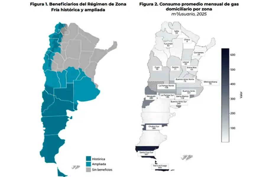 C&oacute;mo quedar&iacute;a el mapa de zonas fr&iacute;as.