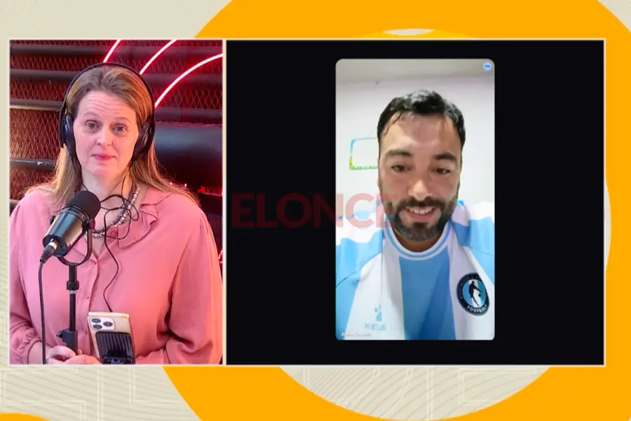 Juli&aacute;n Ch&aacute;vez, jugador de Footgolf (foto Elonce)
