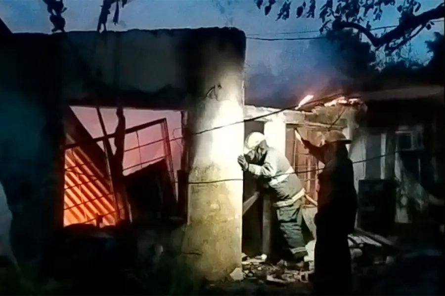 Fatal incendio en Corrientes (foto Radio Sudamericana)
