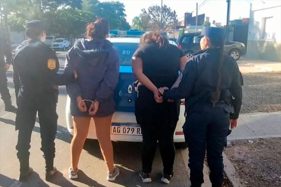Las mujeres detenidas.