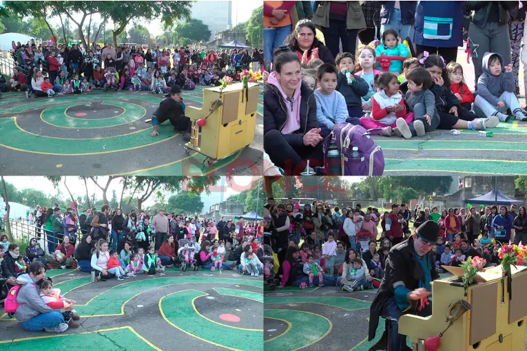 Más de mil niños participaron de los festejos por el Día de los Jardines en Plaza Borges de Paraná