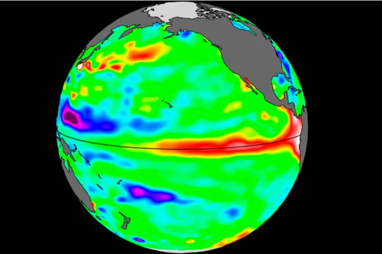 Expertos alertan por el avance de El Niño: NASA detectó enorme masa de agua rumbo a Sudamérica