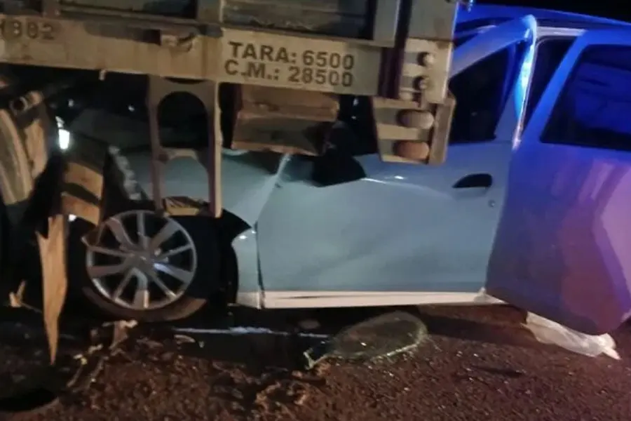 Accidente en Santa Fe. Foto: FM Power.