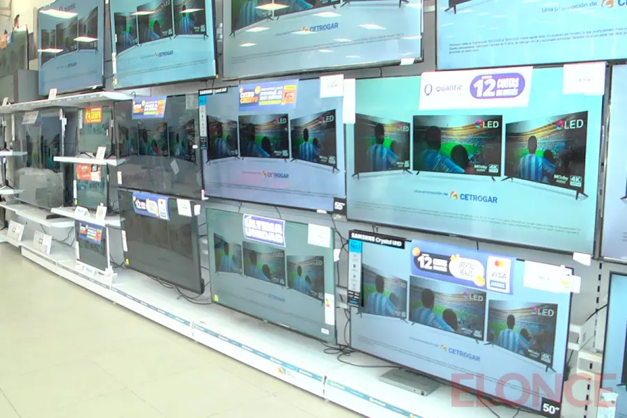 Creci&oacute; la venta de televisores en la previa del Mundial (foto Elonce)