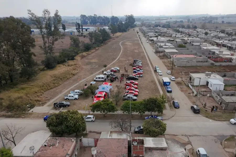 La zona donde se busca a la joven. Foto: Infobae.