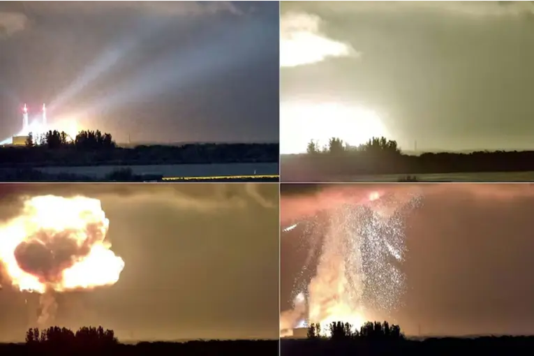Video: impactante explosión de un cohete destinado a futuras misiones lunares de la NASA