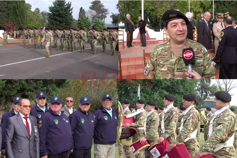 Se conmemoró la creación del Ejército Argentino con un acto y desfile en Paraná