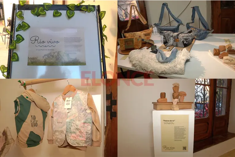 Río Vivo: diseñadoras paranaenses exponen arte, conciencia ambiental y creatividad en Casa de la Cultura