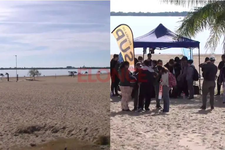 La gente tiene que tomar conciencia: realizaron una limpieza comunitaria del río Paraná