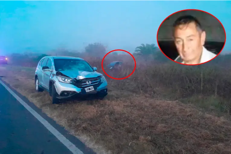 Era trabajador de un hospital entrerriano el hombre que murió atropellado en la ruta provincial 32