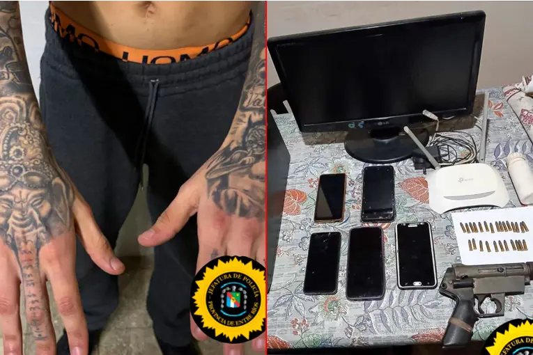 Allanamientos en Santa Elena y una cárcel de Santa Fe por amenazas y un video intimidatorio