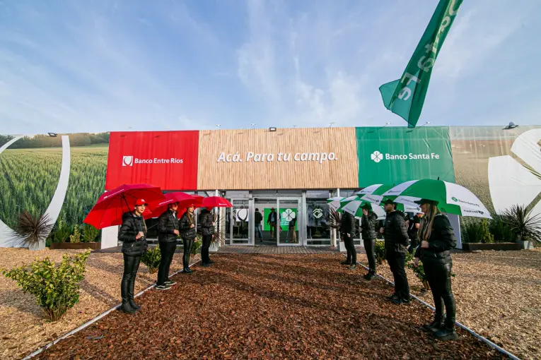 Banco Entre Ríos y Banco Santa Fe llevan a Agroactiva una propuesta financiera muy competitiva