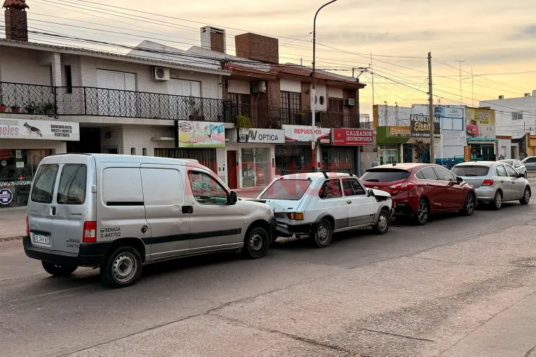 Cuatro autos protagonizaron un choque en cadena en Paraná