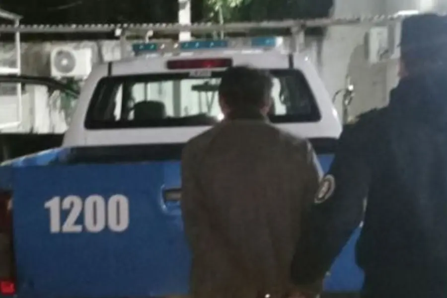 Detenido por el robo al centro de salud.